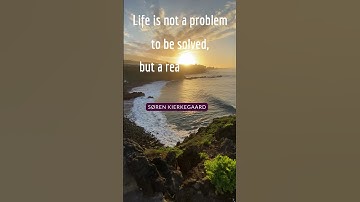 Life is not a problem to be solved, but a reality to be experienced #citation #idioms #shorts