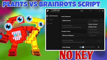 Plants Vs Brainrots Script - Brainrot Spawner, Dupe Seeds, AutoBuy Plants, Auto Sell, No Key & More!