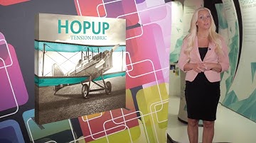 Hopup Collapsible Fabric Display Overview