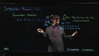 Integration: Riemann - 03. Summation Notation
