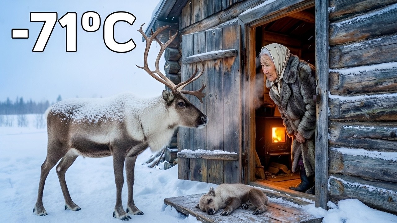 🦌 A Caribou Brought Her Sick Baby to This 91-Year-Old Woman’s Door in −71°C Siberia And The Ending..