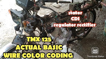 TMX 125 WIRE COLOR CODING | ACTUAL