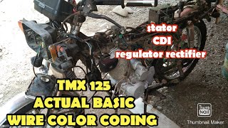TMX 125 WIRE COLOR CODING | ACTUAL