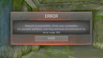 Quake Champions beta - Network Error code: 103 (mid-game)