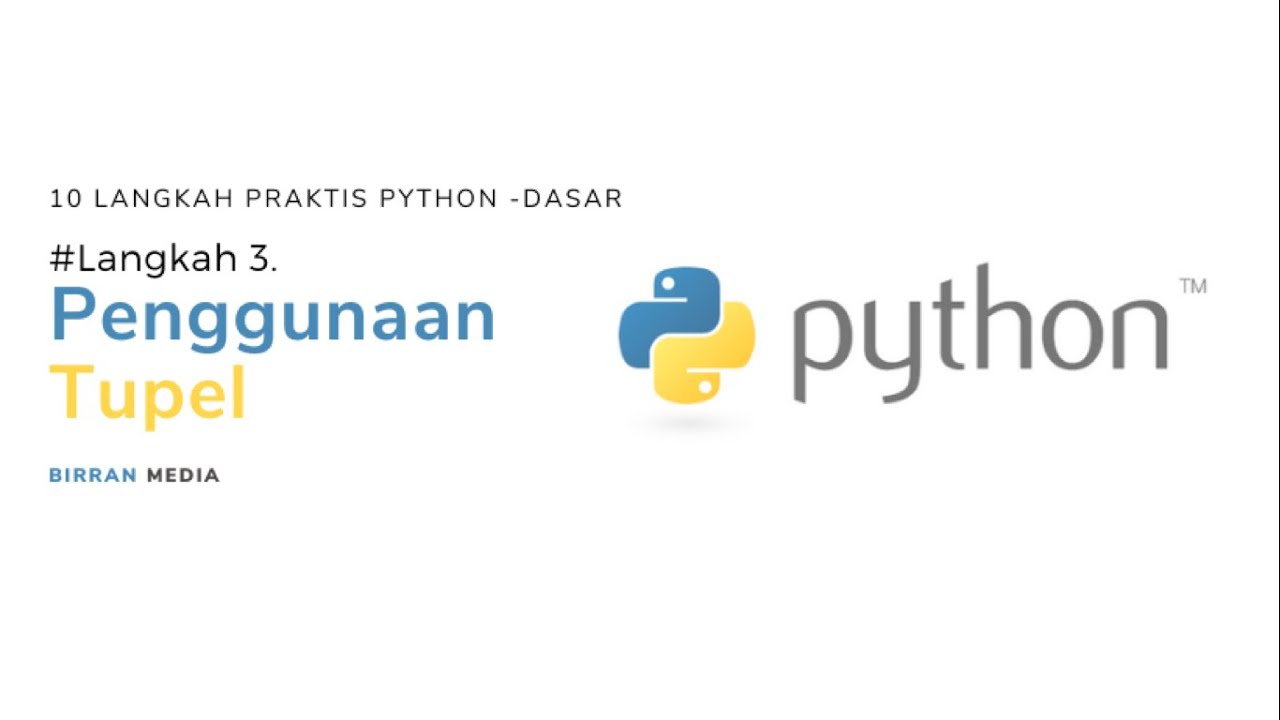 3. Penggunaan Tuple - YouTube
