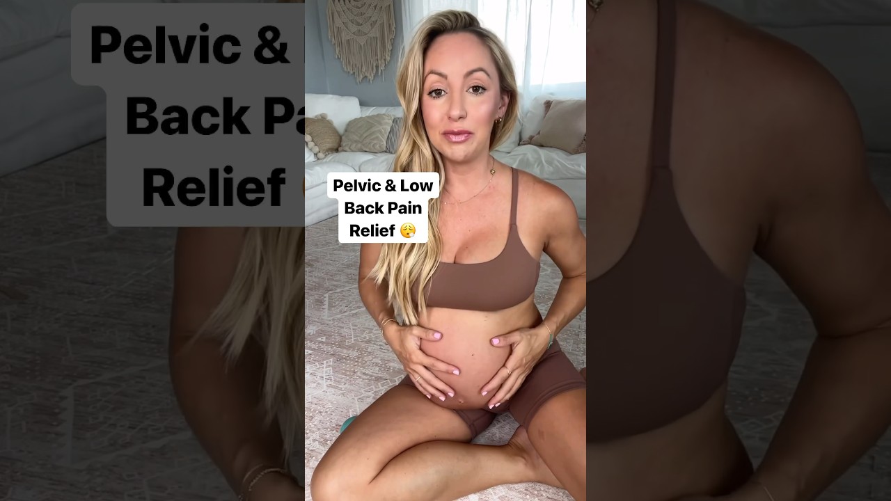 How To Relieve Pelvic & Back Pain Caused From Pregnancy