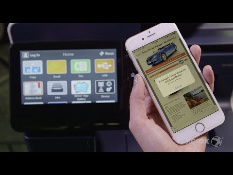 Printing to Your Xerox VersaLink MFP or Printer From Your Apple iOS Device