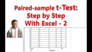 How to Perform paired-sample t-Test Using Excel and Formula - Part 2
