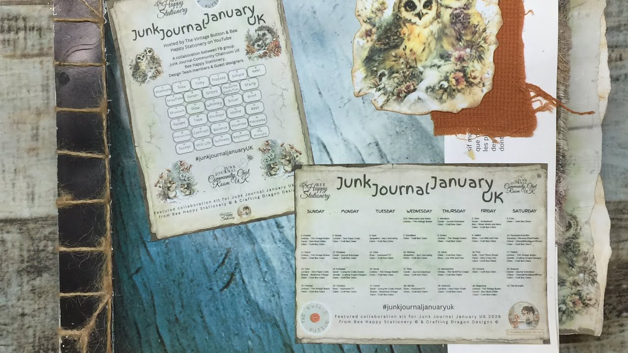 #junkjournaljanuaryuk 2026 day 22 to 31
