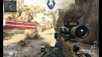 Black Ops 2 Bots Gameplay Ep 2. 25-3 sniper only. (Regular HD)