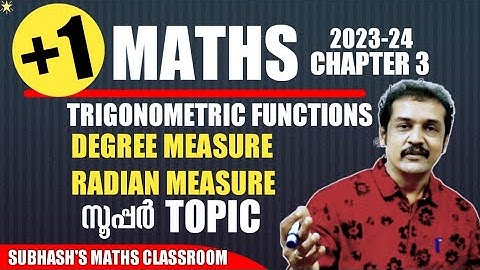 plus one | maths | trigonometry degree and radian measure |relation between degree and radian