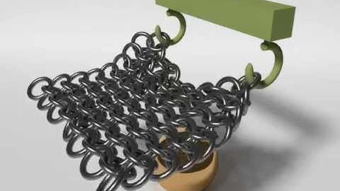 Blender Chainmail - physics test