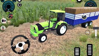Deuthz Fahr Tractor Crazy Off-road Driving 3D - Indian Tractor Simulator 2025 - Android Gameplay screenshot 3