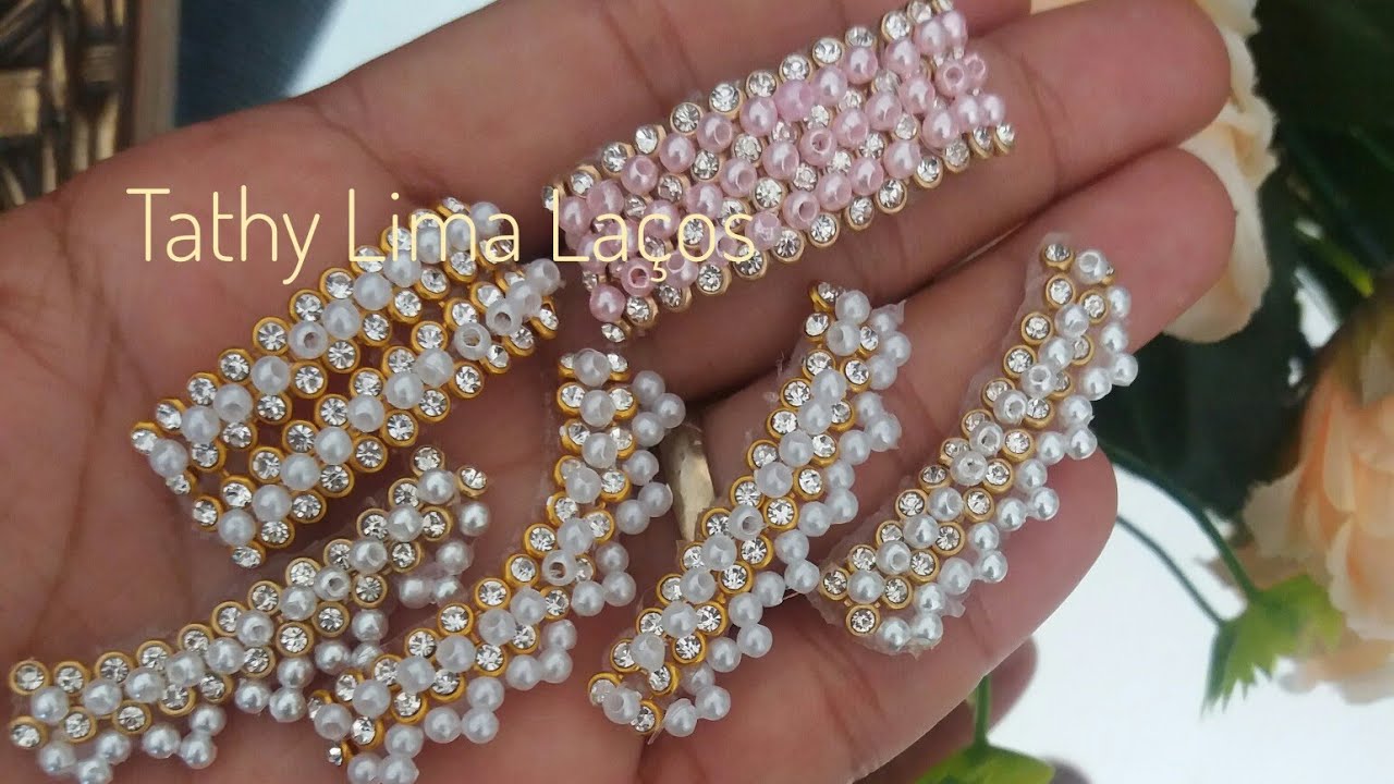 ✔Aprenda bordar pontas e miolos para Laços 🎀