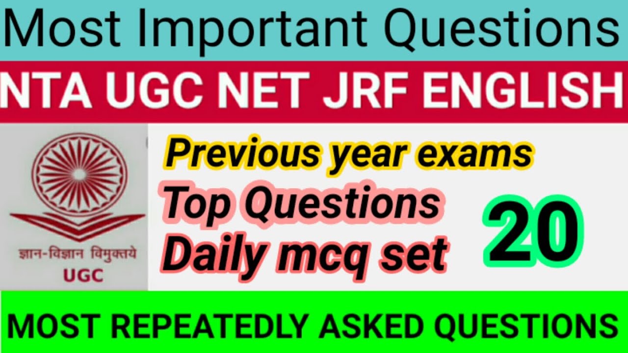 previous year question papers of ugc net english literature | UGC NET ENGLISH LITERATURE