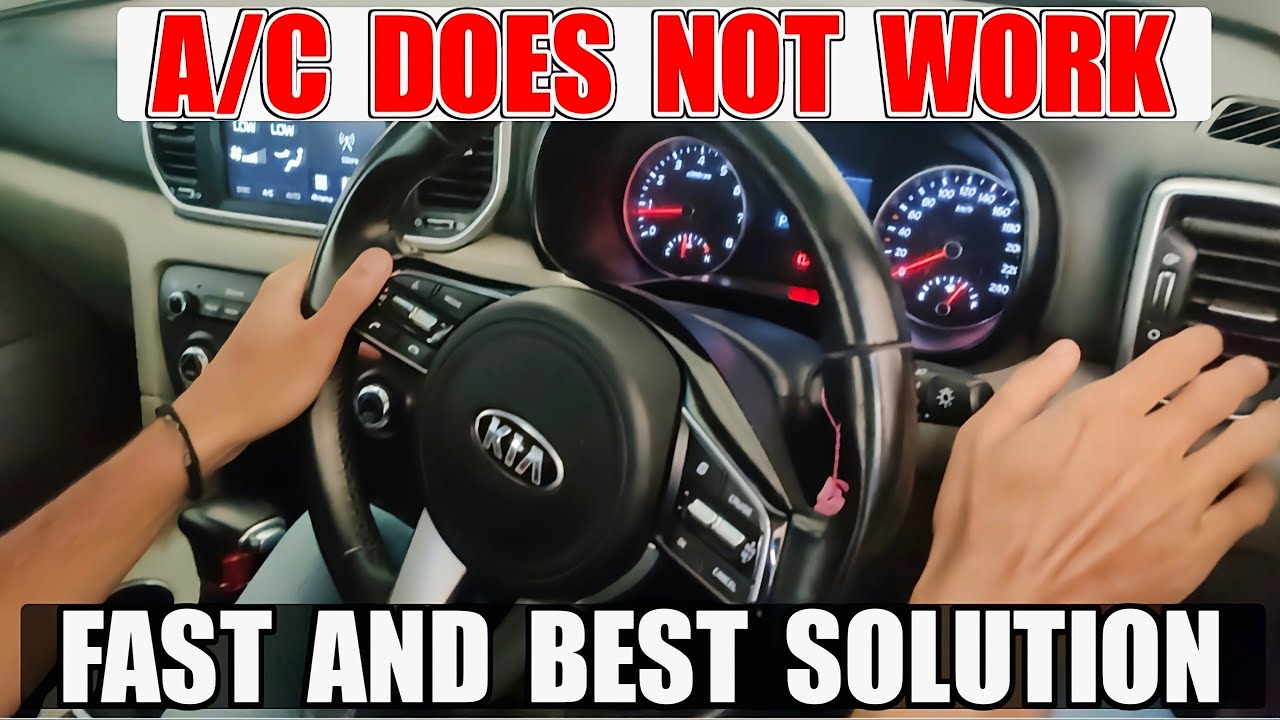 Kia Sportage car AC compressor clutch not engaging YouTube