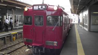 名鉄三河線6000系6042F（更新車）　知立駅発車