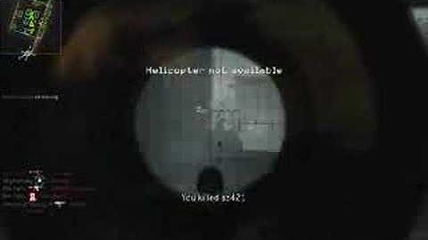 COD4 15-kill streak