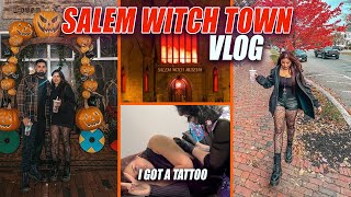 We traveled to SALEM + GOT A TATTOO + NFL GAME