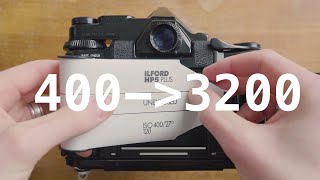 How to push black and white film - Ilford HP5