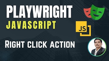 Playwright with Javascript |  Mouse Right Click/Context Click Action | Part 22