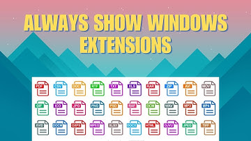 Windows-extensies weergeven inschakelen