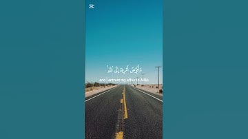 فَسَتَذْكُرُونَ مَا أَقُولُ لَكُمْ ۚ - سورة غافر #اكسبلور  #quran