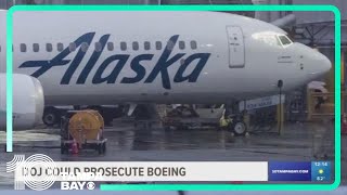 Department of Justice may prosecute Boeing over plane safety concerns