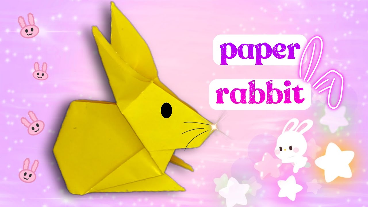 origami rabbit | how to make a paper rabbit 3D? - YouTube