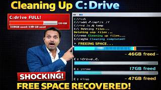 4 Command = 50GB FREE SPACE 🤯 (100% Working)