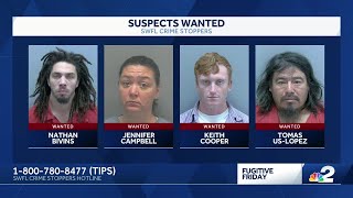 Fugitive Friday: Suspects wanted in Southwest Florida