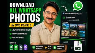 How to Download All WhatsApp Photos at Once (WhatsApp Web)