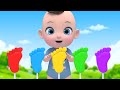 Learn Color with 5 Foot Candy Song 5가지 색깔 발바닥 사탕 캔디 장난감 라임이랑 영어동요 노래불러요 Nursery rhymes