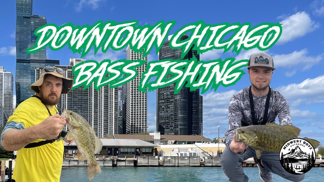 Lake Michigan Spring Bass Fishing Downtown Chicago