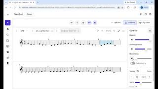 (Bass Clarinet) Exercise 25 (Lightly Row) - Essential Elements Book 1