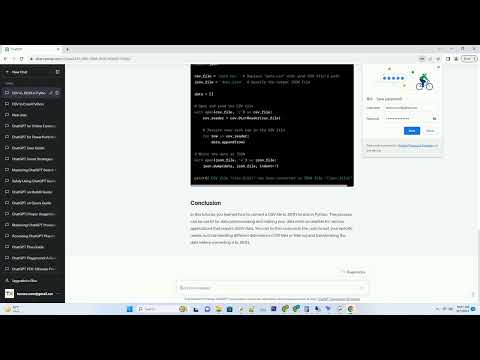 python csv to