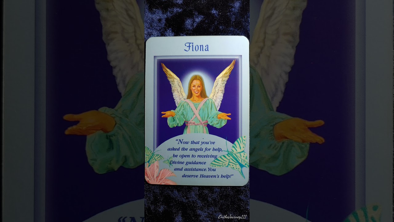 Fiona 💫 Messages From Your Angels card meaning