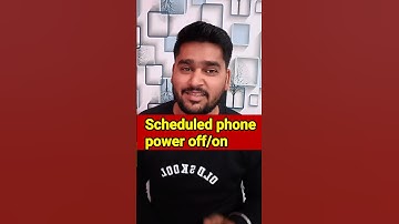 Scheduled phone power on/off #android #setting #poweroff