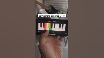 Ear training exercise using Backtrackit app. it