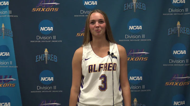 Alfred University Women's Basketball - Rebecca Jew...