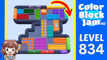 Color Block Jam Level 834 Solution Walkthrough