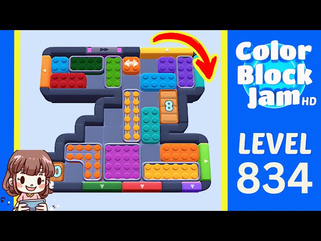 Color Block Jam Level 834 Solution Walkthrough - YouTube