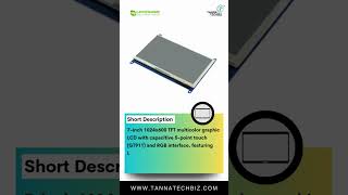 Waveshare 7-Inch HDMI LCD (F) | 1024×600 Capacitive Touchscreen with RGB Interface &amp; Multi-Touch