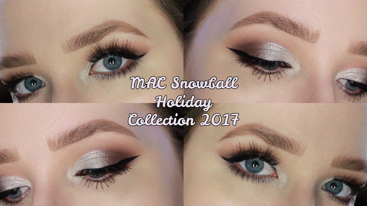 MAC Snowball Holiday 2017 Eyeshadow Tutorial Sam Weidman YouTube