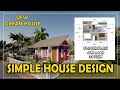 Simple House Design ( 4m x 6m ) ( 24 square meter )  by: junliray creations
