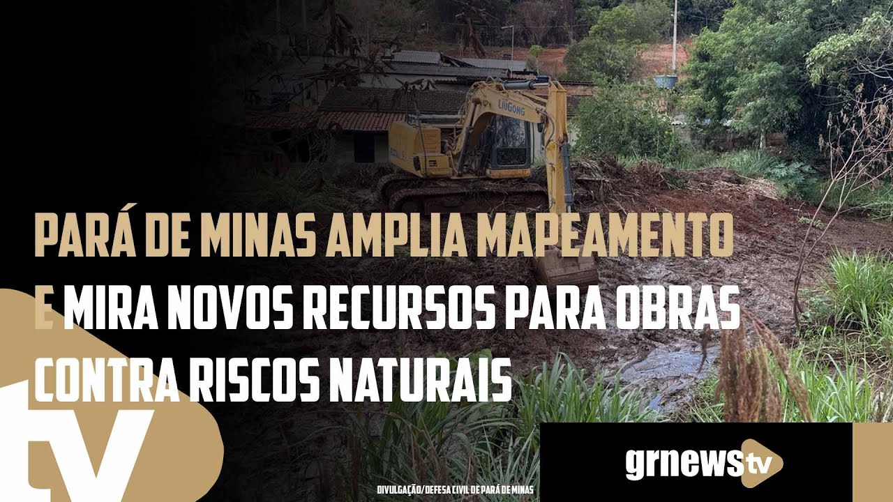 Pará de Minas amplia mapeamento e mira novos recursos para obras contra ...