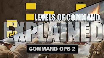 COMMAND OPS 2 - Authentic Wargame Experience - A NOTE ON MILITARY STRUCTURE - Part 1