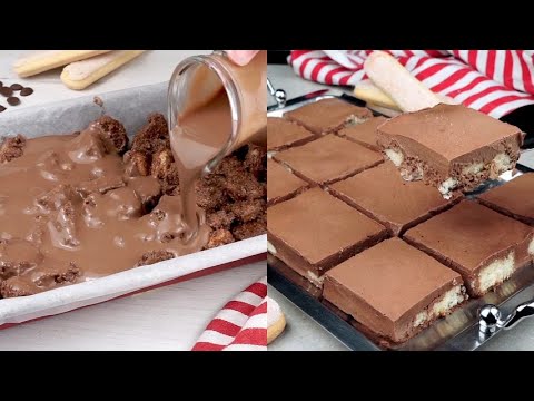 video Ladyfinger squares the delightful dessert to surprise everyone , Worldwide Recipes Ladyfinger squares the delightful dessert to surprise everyone