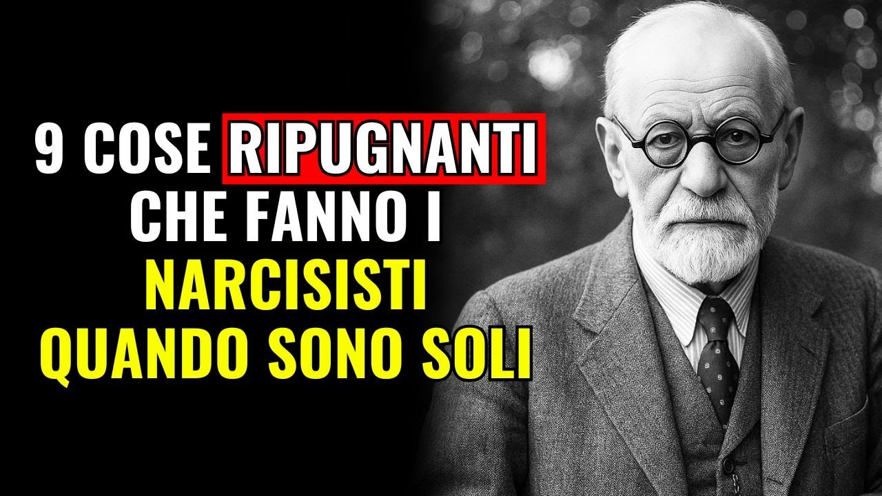 9 ABITUDINI DISGUSTOSE Che Ogni NARCISISTA Nasconde Quando Nessuno Sta Guardando! Sigmund Freud