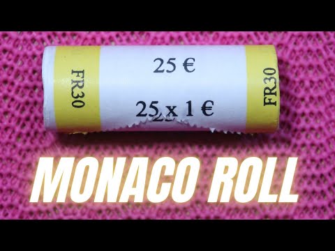 1 Euro Monaco Coin Roll